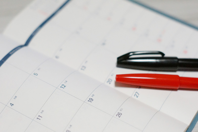 レッスンスケジュール