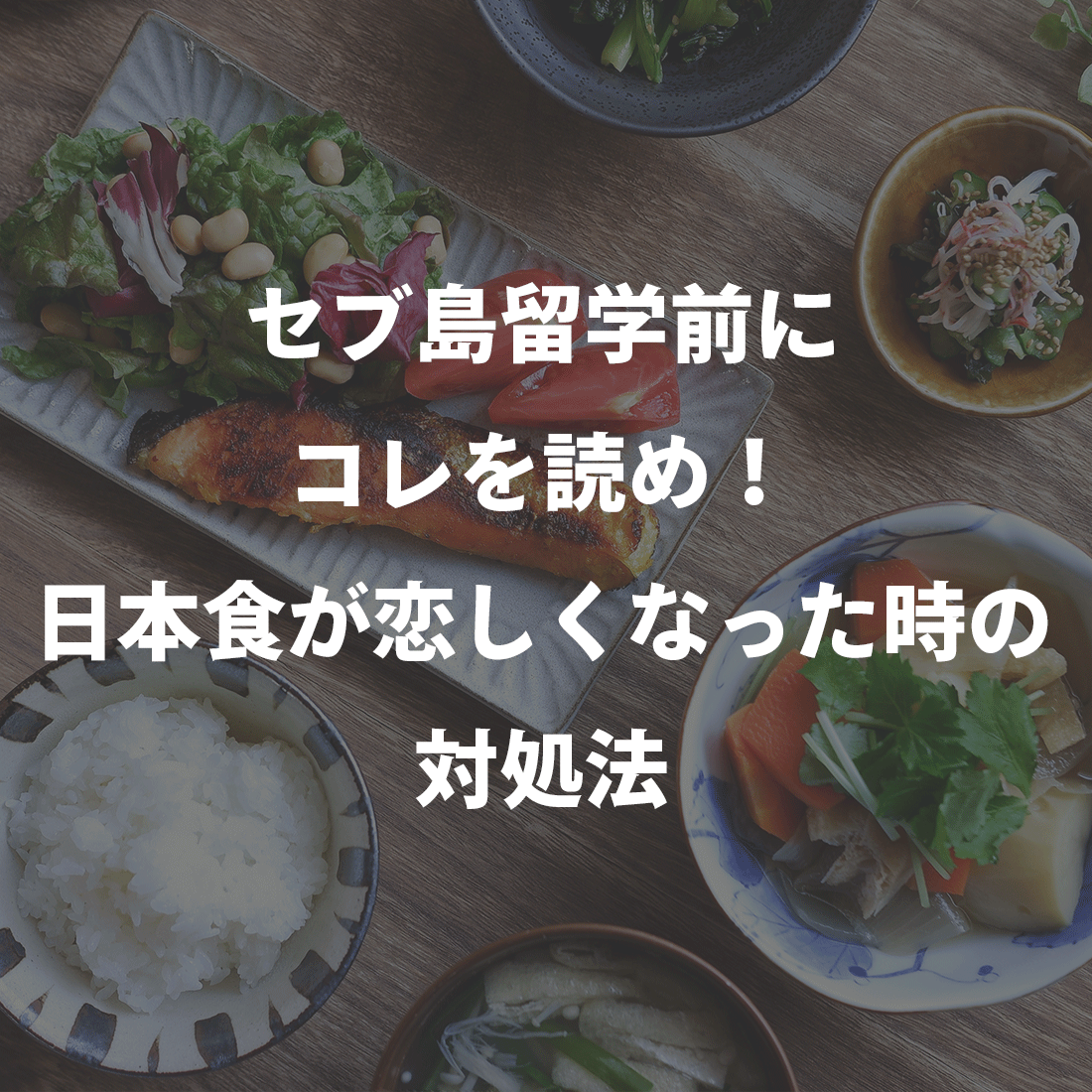 留学前にコレを読め！日本食が恋しくなった時の対処法